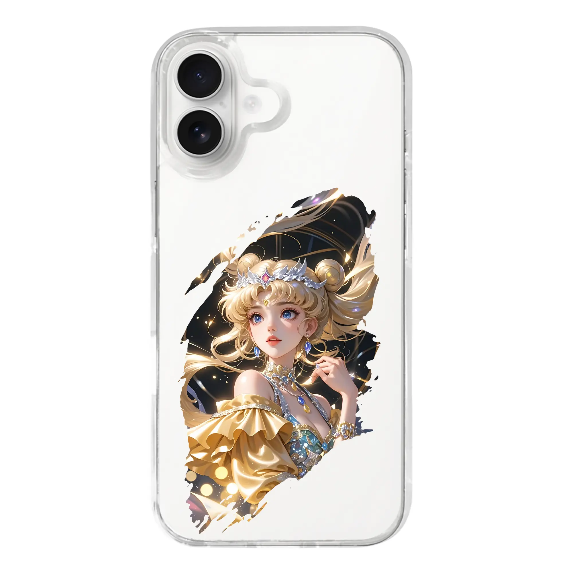 美少女戦士セーラームーン グッズ 月野 うさぎ - iPhone 17シリーズ 透明スマホケース – 薄型・耐衝撃・精密フィット保護カバー